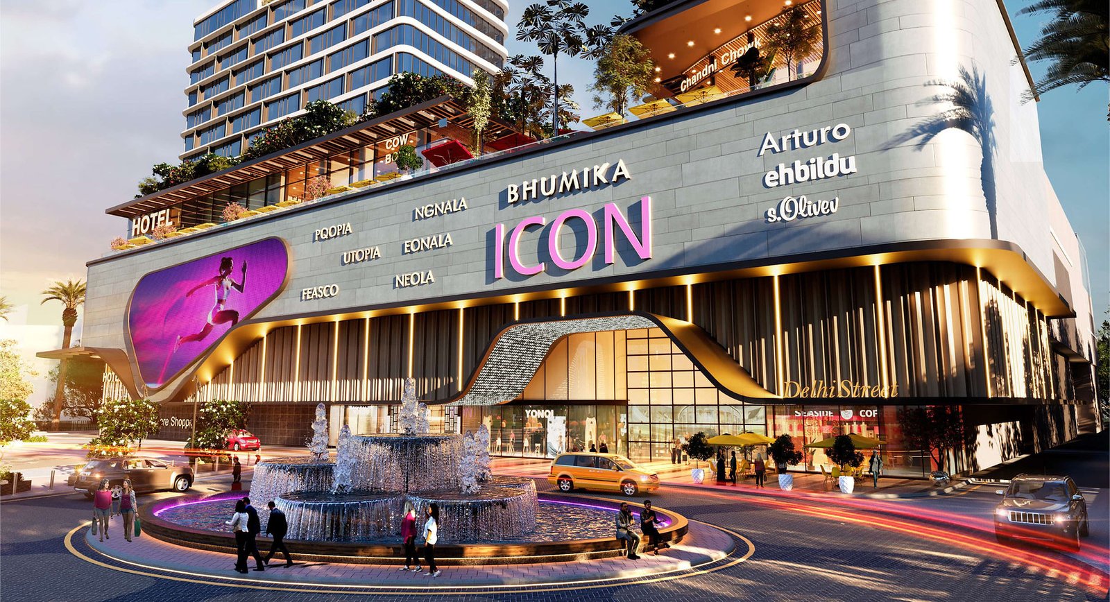 Omaxe World Street — Street view