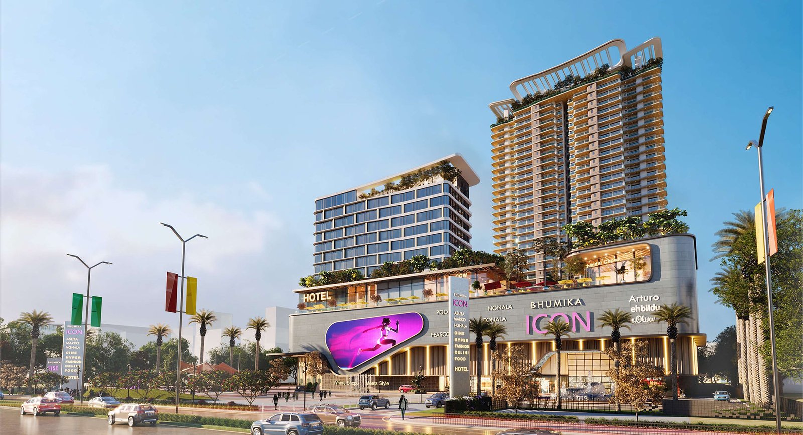 Retail units — street level